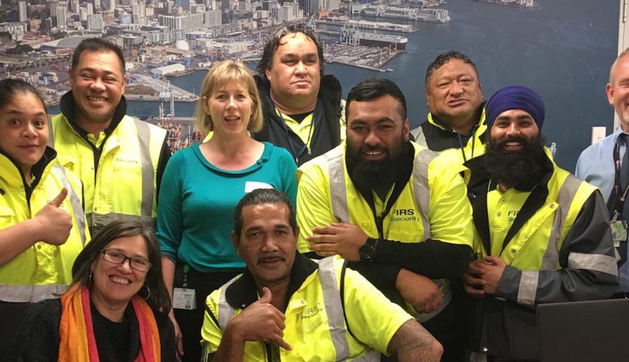 Enrolment - First Security Ports of Auckland team at Upskills Workplace Training