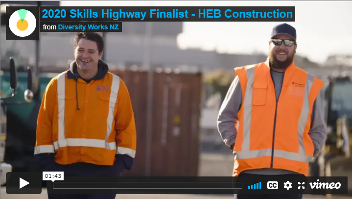 HEB Construction Skills Highway Finalist 2020