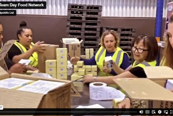 Upskills team volunteering at NZ Food Network